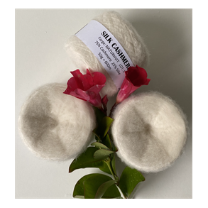 Silk Cashmere 600 NATURHVIT